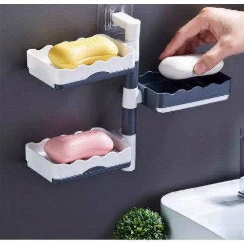 

Вращающийся органайзер для мыла на стену в ванну клейкая конструкция мыльница в ванную комнату