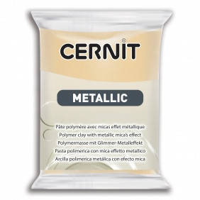 

Глина полимерная "METALLIC", ШАМПАНСКОЕ, 56 гр, Cernit