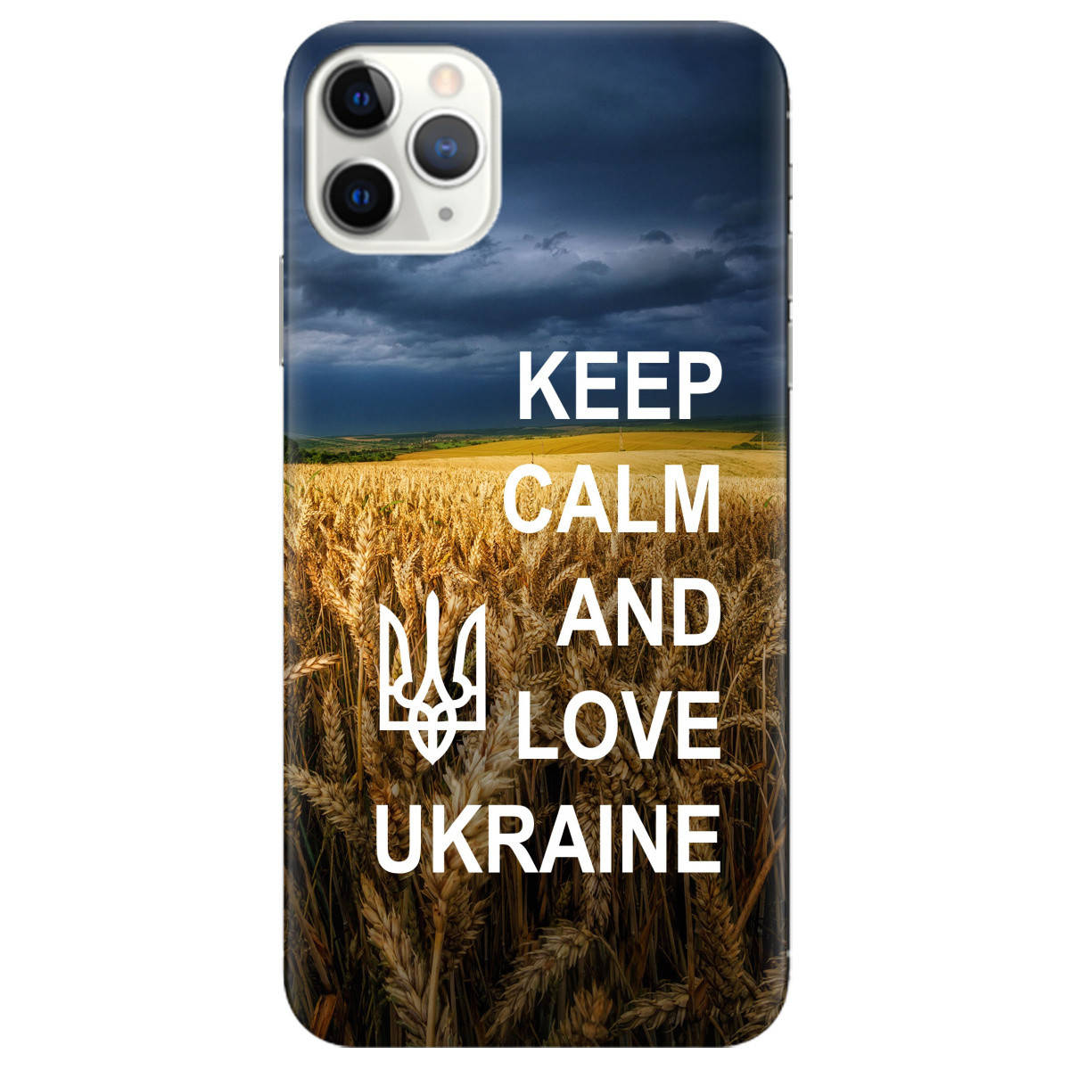 

Чехол для айфона 11 про с принтом патриотический чехол на телефон Люби Украину IPHONE 11 PRO