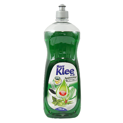 

Засіб для миття посуду Клі мята/алое Herr Klee spulmittel minze/aloe 1L 12шт/ящ (Код : 00-00010881)
