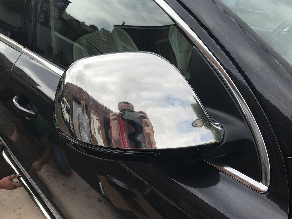 

Audi Q7 накладки на зеркала Carmos нержавейка RSA Накладки на зеркала Ауди Ку7