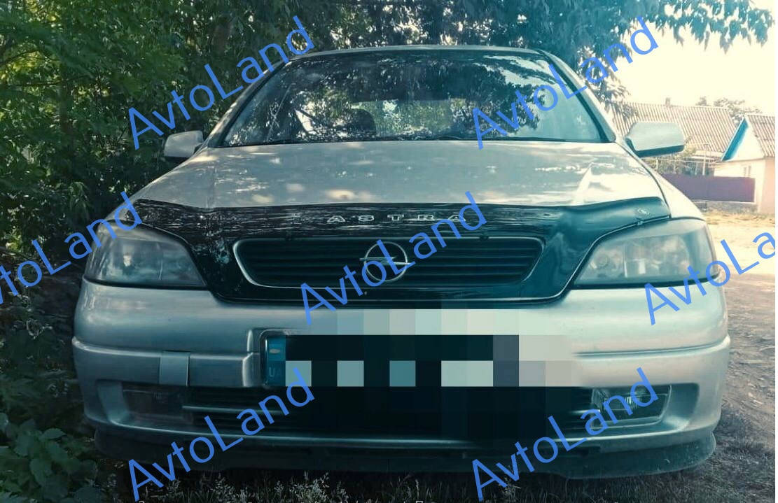 

ДЕФЛЕКТОР КАПОТА, МУХОБОЙКА OPEL ASTRA G 1998–2003 VIP TUNING