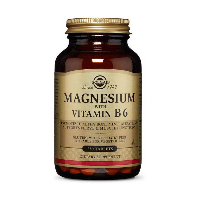 

Магний с витамином Б-6 Solgar Magnesium with Vitamin B6 (250 tab)
