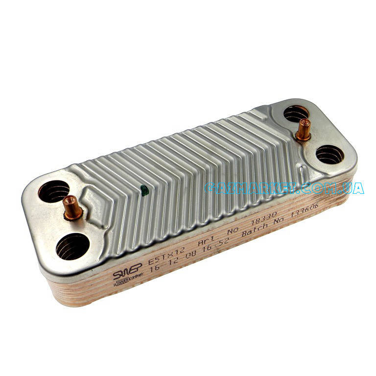 

Теплообменник ГВС Swep 12 пластин Ariston Class, Cares Premium, Chaffoteaux 65116314 А