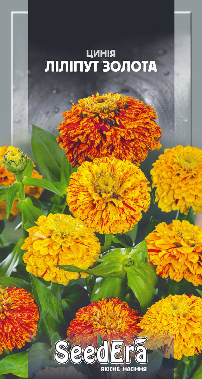 

Семена циннии лилипут Золотая элегантная 0,5г SeedEra