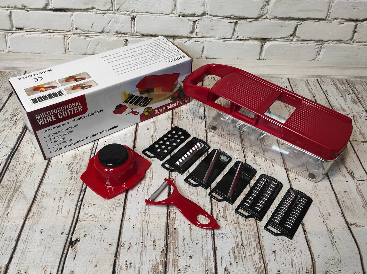 

Овощерезка терка Mandoline Slicer 6 в 1