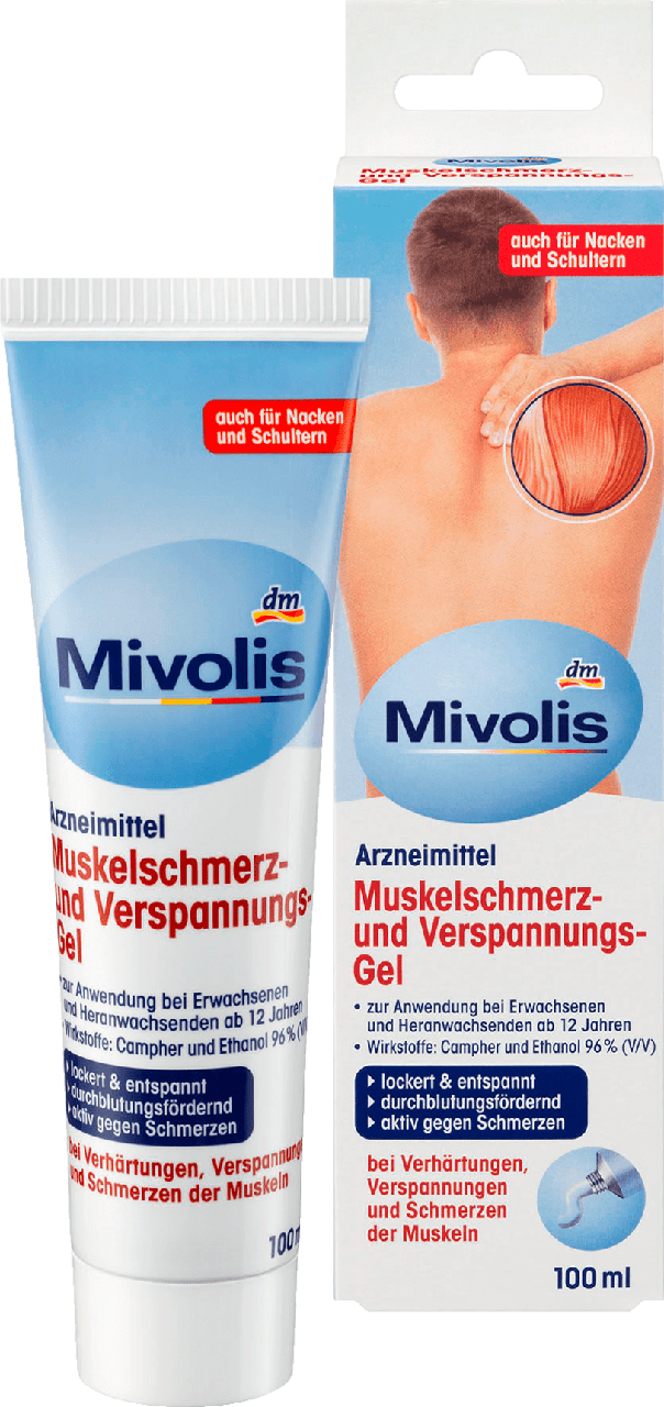 

Гель от мышечной боли и напряжения Mivolis Muskelschmerz & Verspannungs, 100 мл.