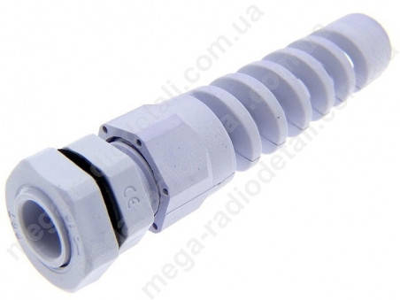 

Кабельный гермоввод PG7 белый (кабель диаметром 3-6.5mm)