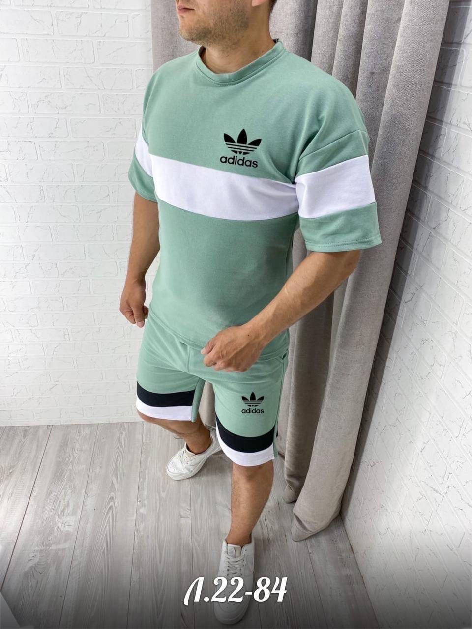 

Костюм мужской ( Футболка\ Шорты ), Белый