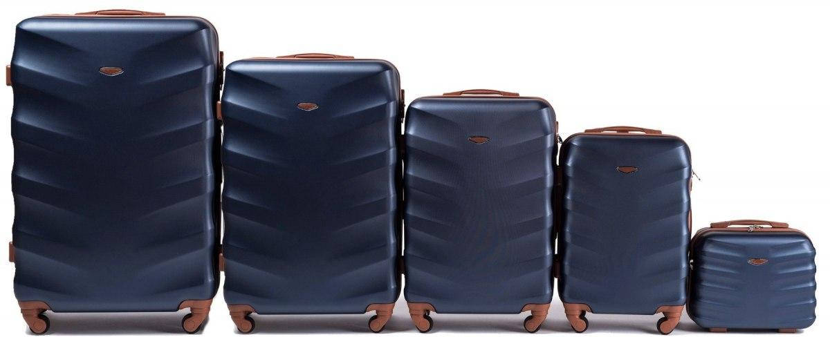 

Комплект чемоданов Wings 402 на 4 колесах 5 в 1 (L, M, S, XS, BC), Синий