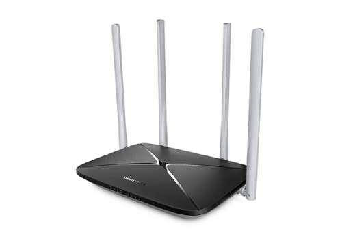 

Wi-Fi роутер Mercusys - AC1200 (двухдиапазонный 2,4 ГГц и 5 ГГц)