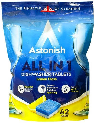 

Таблетки для посудомоечных машин Astonish All-In-1 42шт