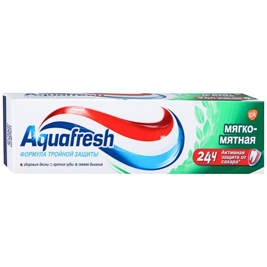 

Зубная паста Aquafresh triple protection Мягко-мятная (50 мл)
