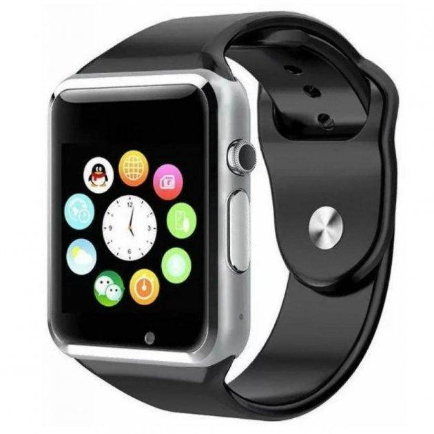 

Часы телефон Smart Watch А1 Умные смарт часы (Серебристый)
