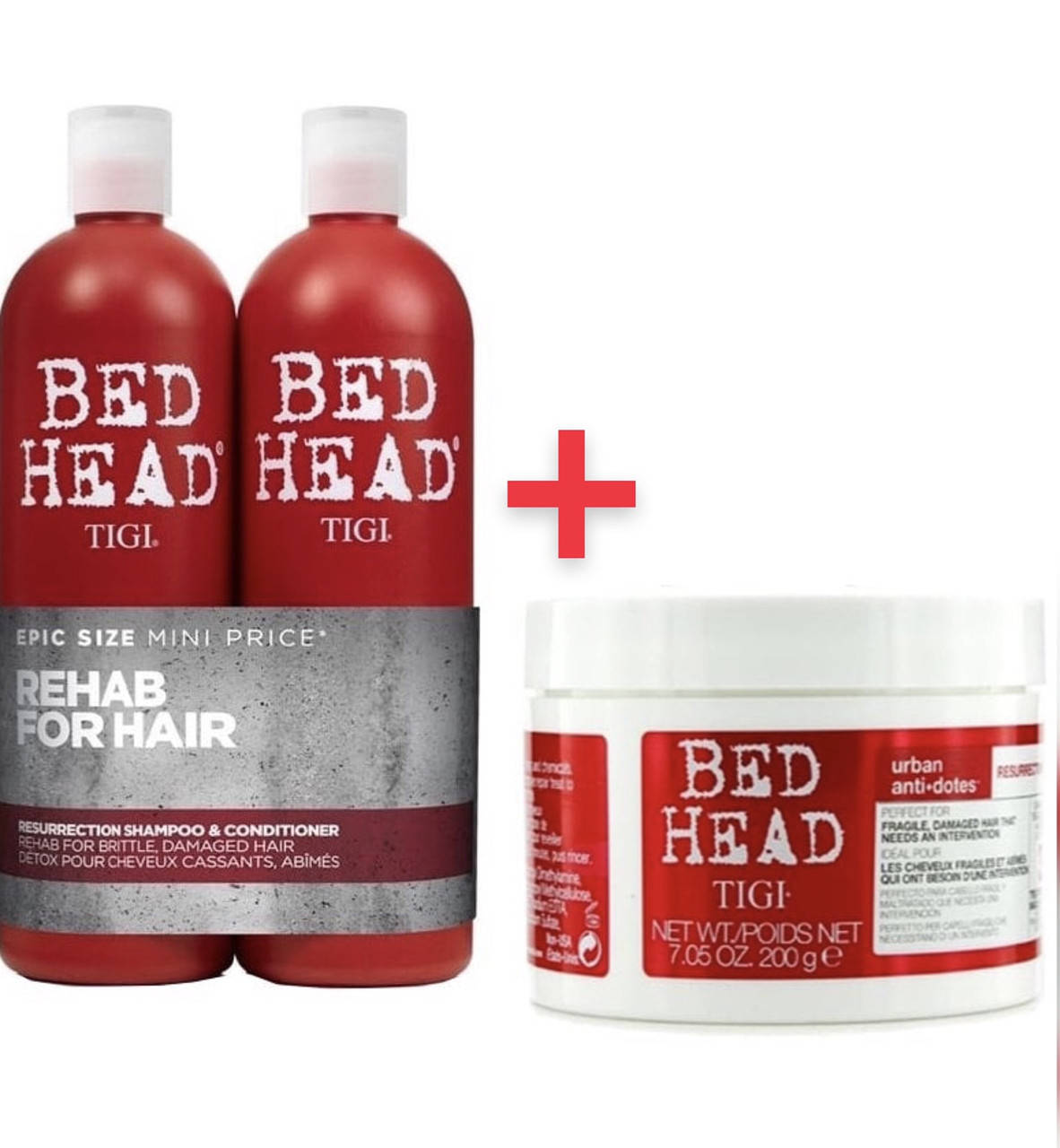

Набор для волос Шампунь Кондиционер+Маска TIGI RESURRECTION TWEENS 2X750ML SET