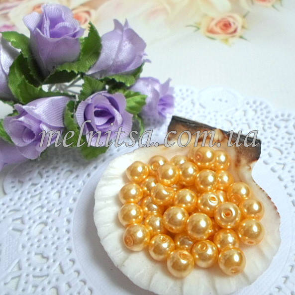 

Жемчуг керамический, 6 мм, карамельный (20 шт)