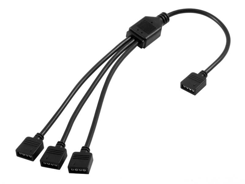 

Коннектор разветвитель RGB 3х черный