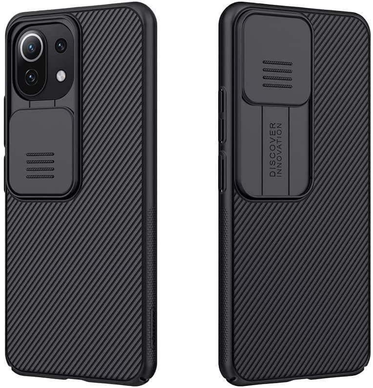 

Карбоновая накладка Nillkin Camshield (шторка на камеру) для Xiaomi Mi 11 Lite Черный / Black