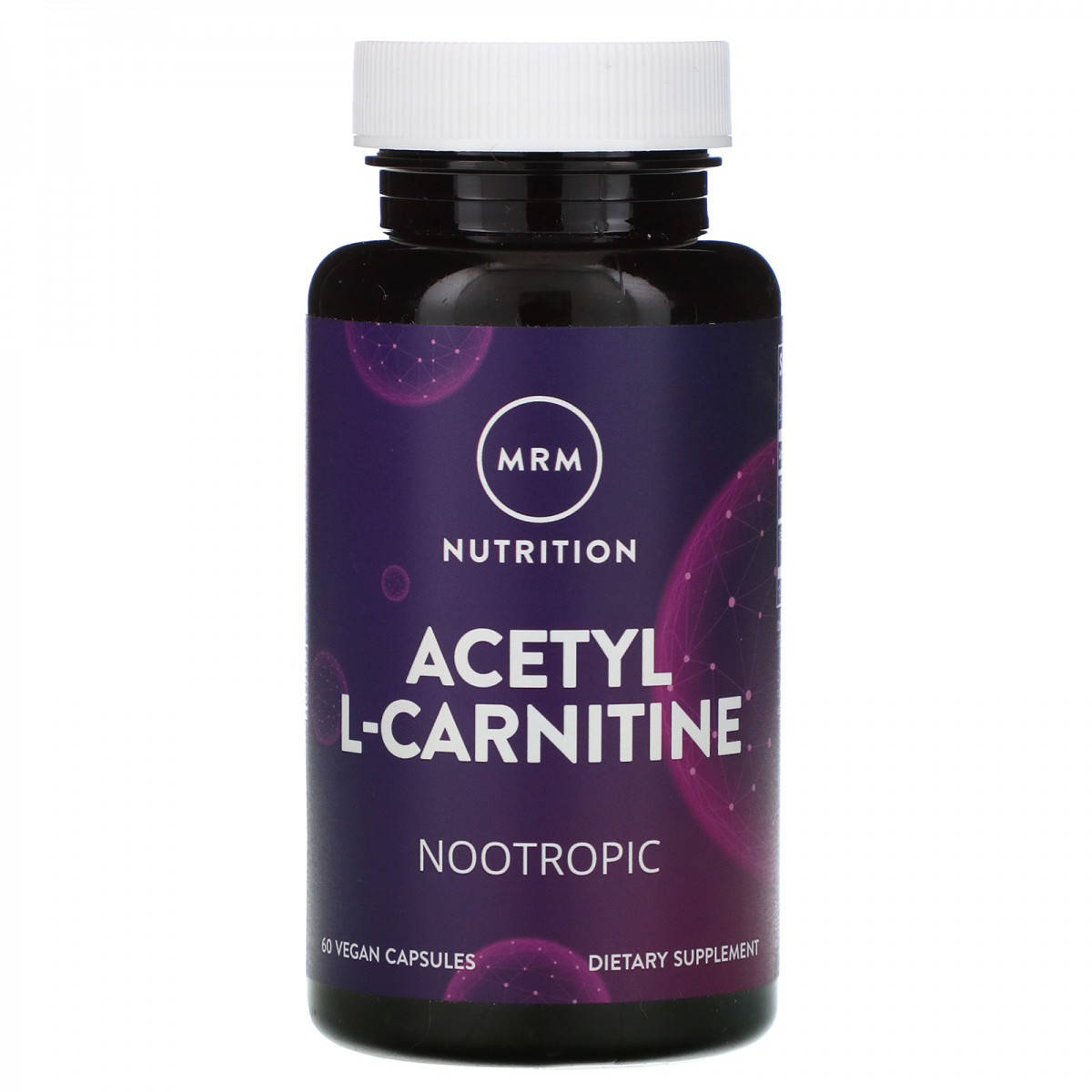 

Ацетил-L-карнитин, 60 капсул. MRM, Nutrition
