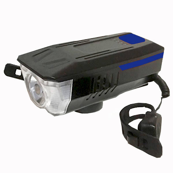 

Фонарь фара велосипедная с сигналом LY-16 CREE T6 Синий