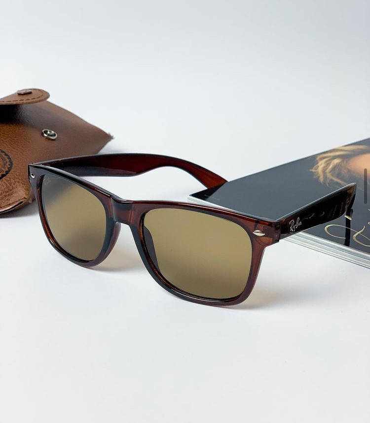 

Солнцезащитные Очки R-B Wayfarer Коричневый Стекло