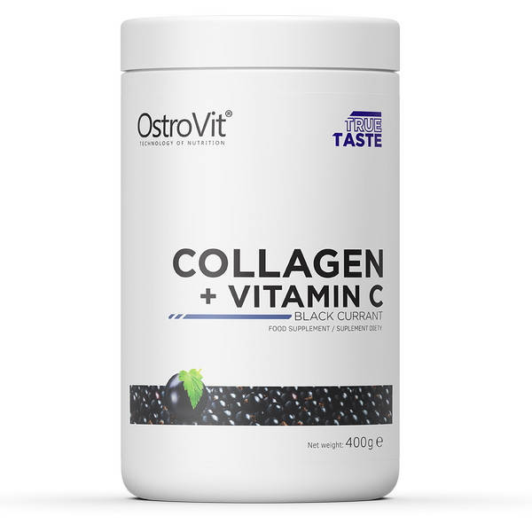 

Для суставов и связок OstroVit Collagen + Vitamin C, 400 грамм Черная смородина