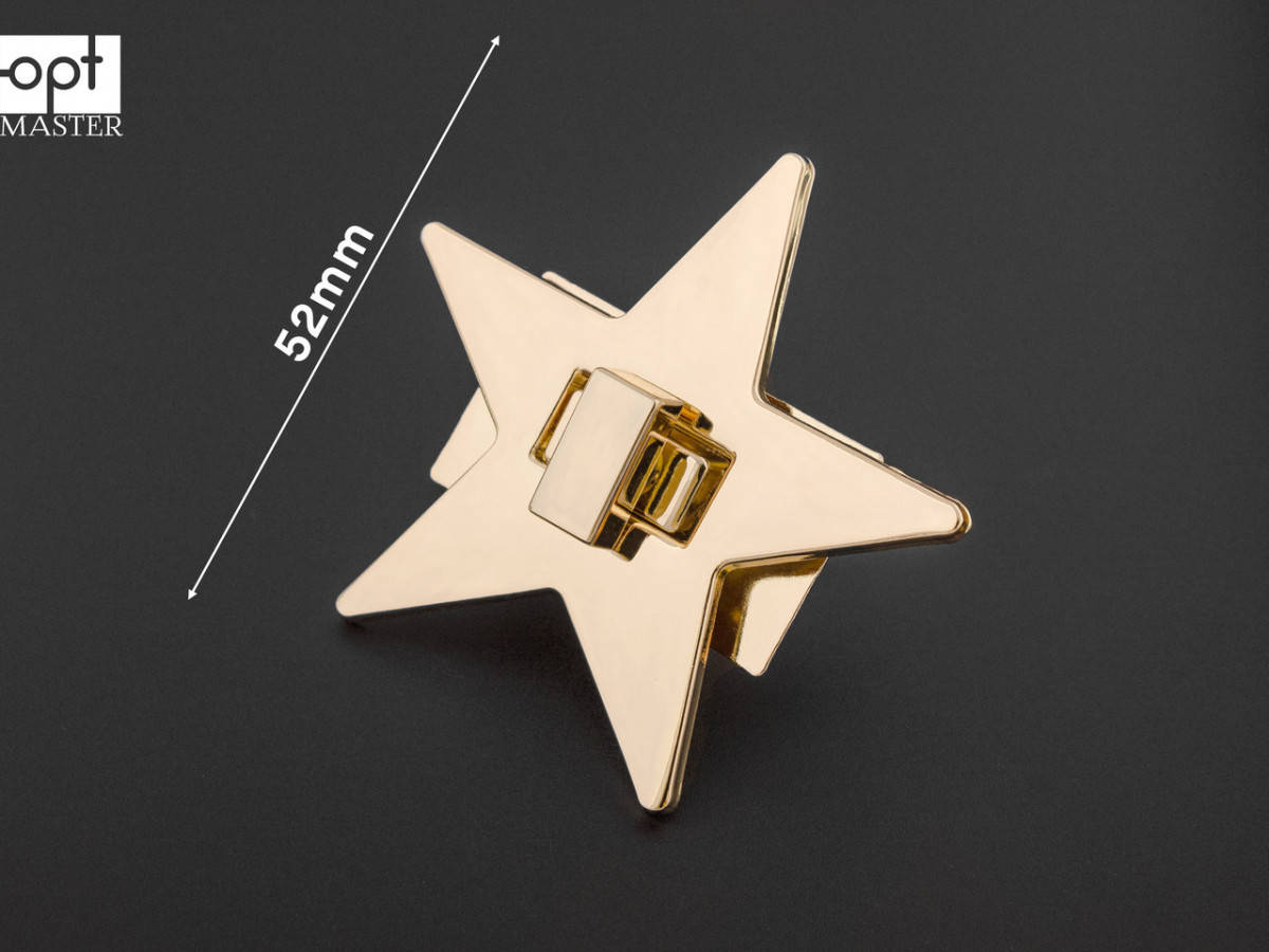 

Замок сумочный р. 52мм золото (65-009)