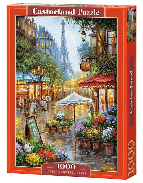 

Castorland puzzle Пазл Весенние цветы, Париж, 1000 эл. (c-103669)