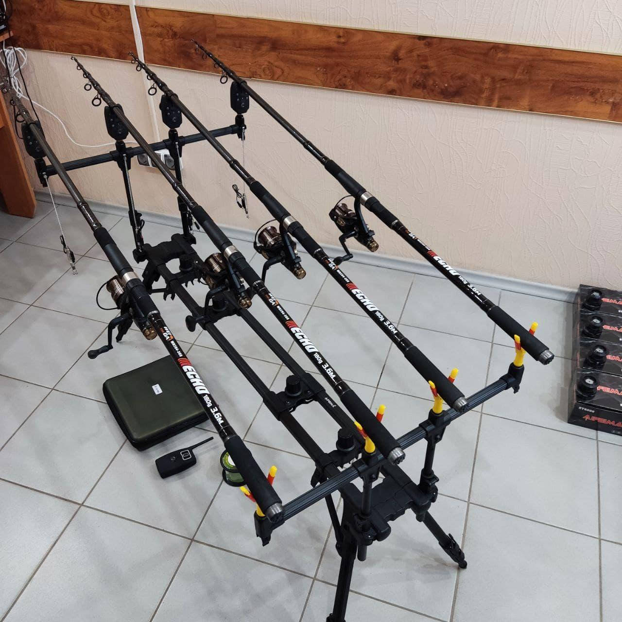 

Род под трансформер в наборе 4 уд. Feima 919 Heavy SW+4кат+4спин+ набор в кейсе+ шнур 1км и рогачики -ПОДАРОК