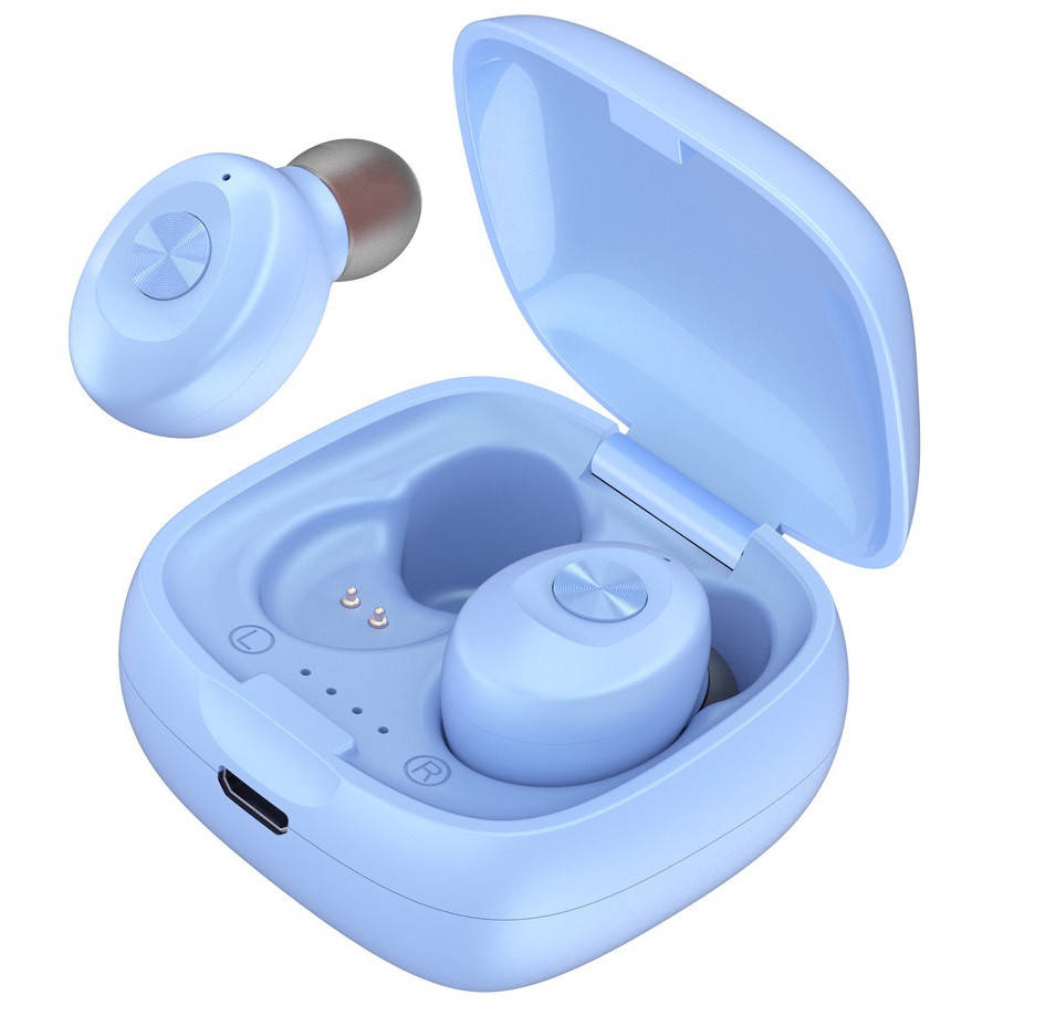 

Беспроводные вакуумные наушники в кейсе гарнитура с микрофоном XG12 Bluetooth Синие, Синий