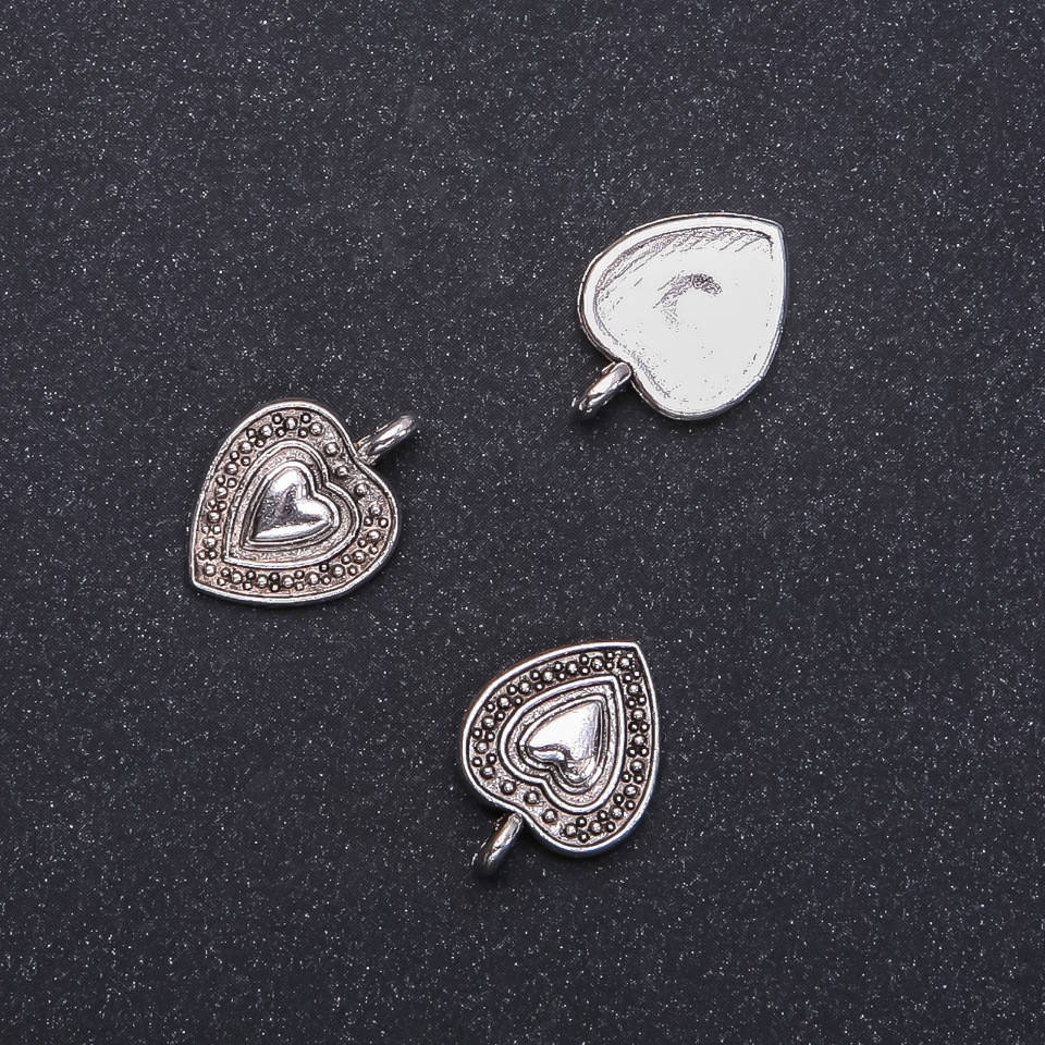 

Фурнитура подвес Сердце d-13мм L-18м in-dмм фасовка 15шт.(+-)