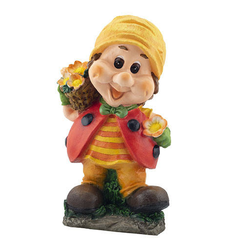 

Садовая фигура Гном с горшком цветов(полистоун) G0129(P)