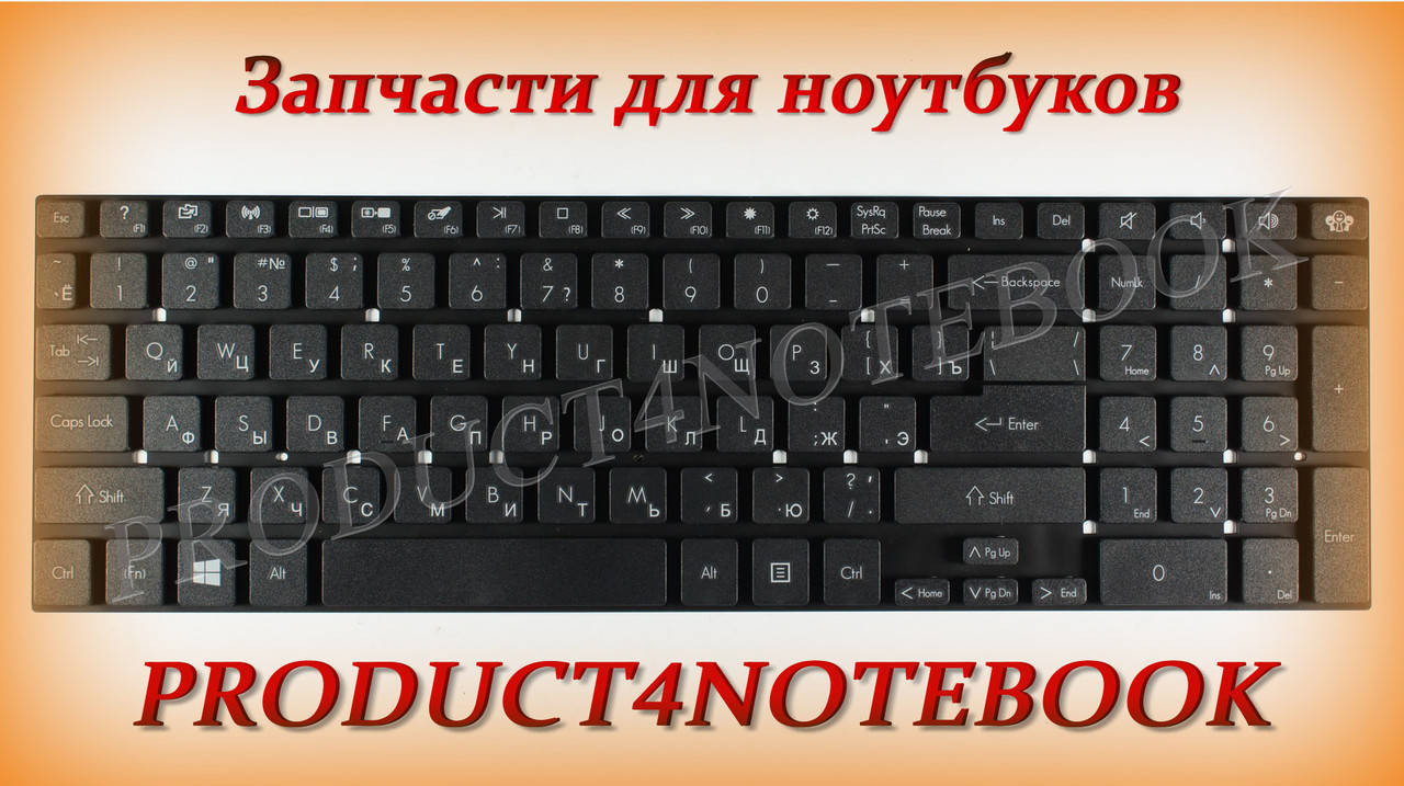 

Клавиатура Packard Bell Easynote TG71BM ENTG71BM, Черный