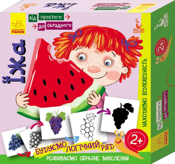 

Логическая игра "От простого к сложному. Еда" Кенгуру. КН976002У
