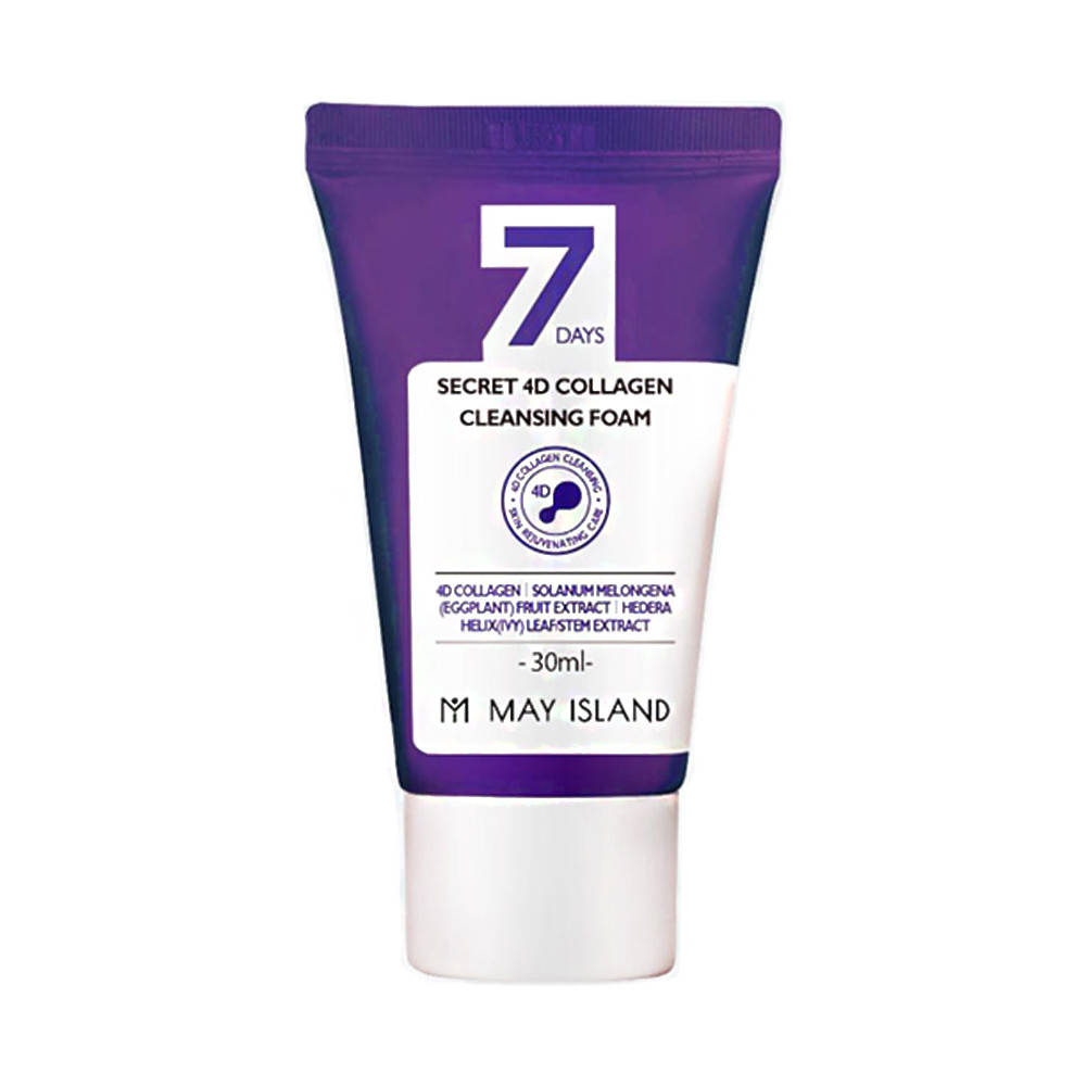 

Увлажняющая пенка для лица с коллагеном May Island 7 Days Secret 4D Collagen Cleansing Foam 30 мл