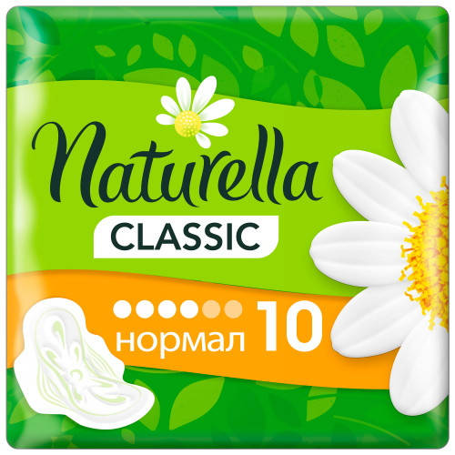 

Гигиенические прокладки Naturella Classic Normal, 4 капли, 10 шт.