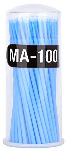 

Микробраши "L" 2.5 мм Синие (в тубусе 100 шт.)