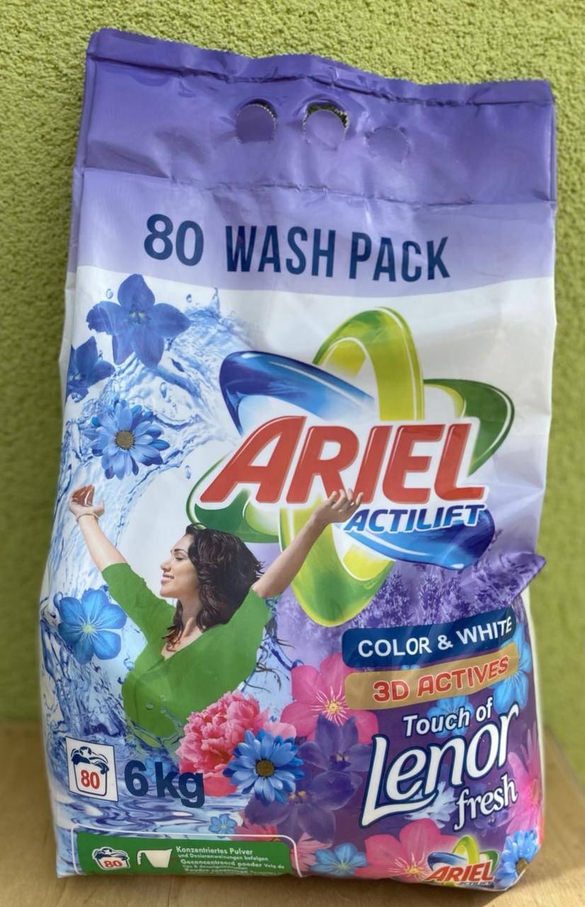 

Стиральный порошок Ариель 6кг с ленором