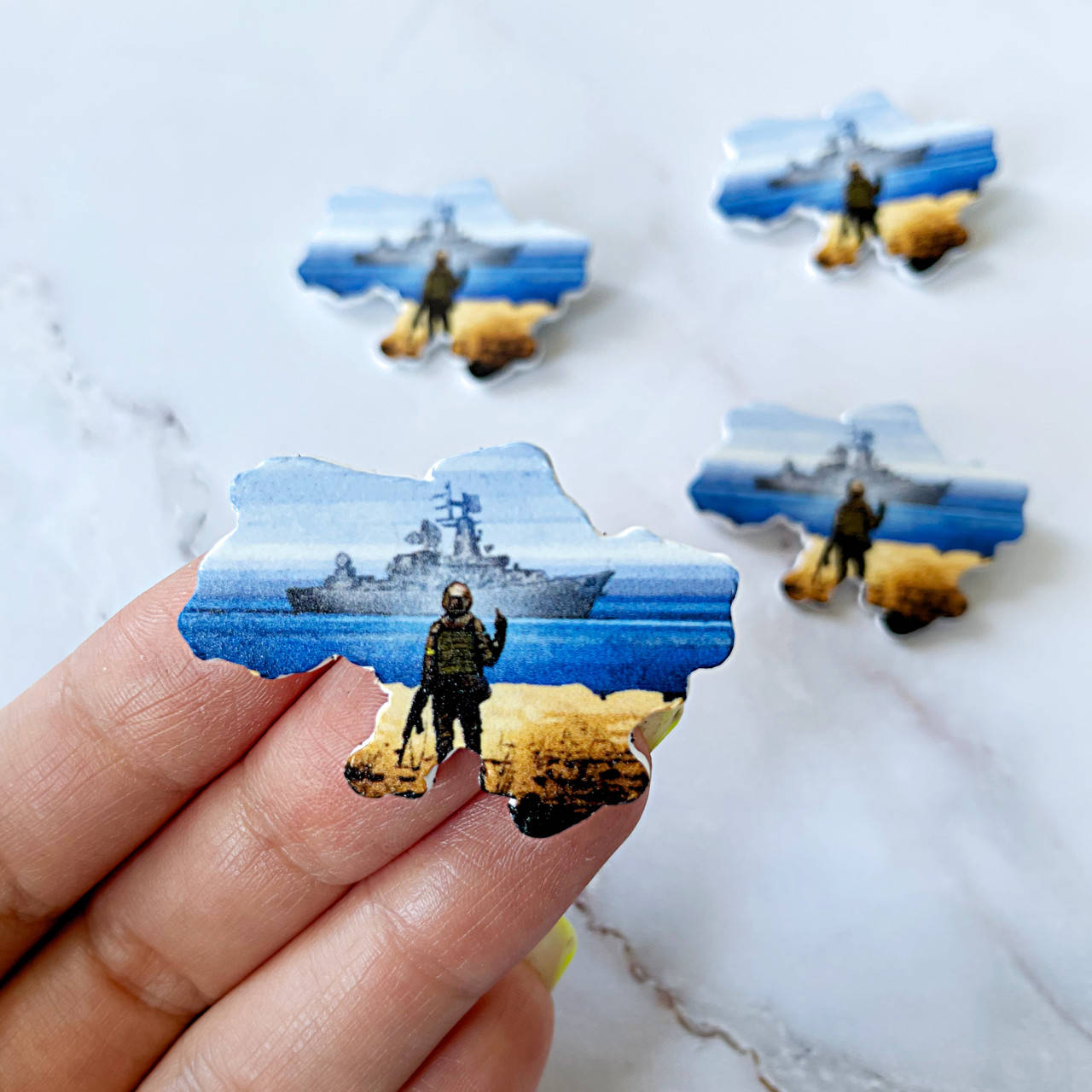 

Серединка "Корабль", 40х29 мм, матовая