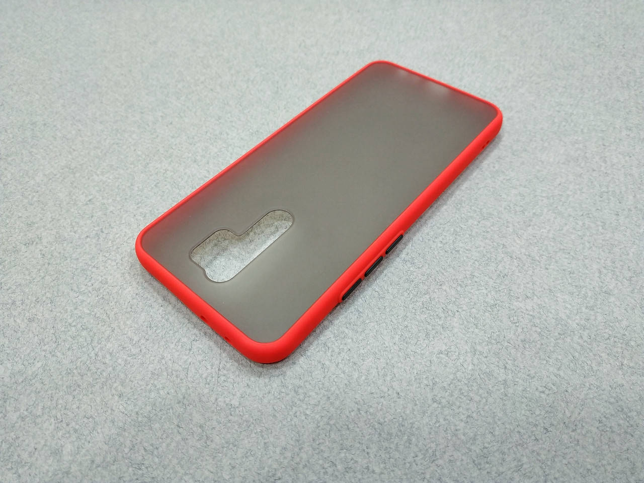 

Матовый противоударный чехол бампер для Xiaomi Redmi 9 красный