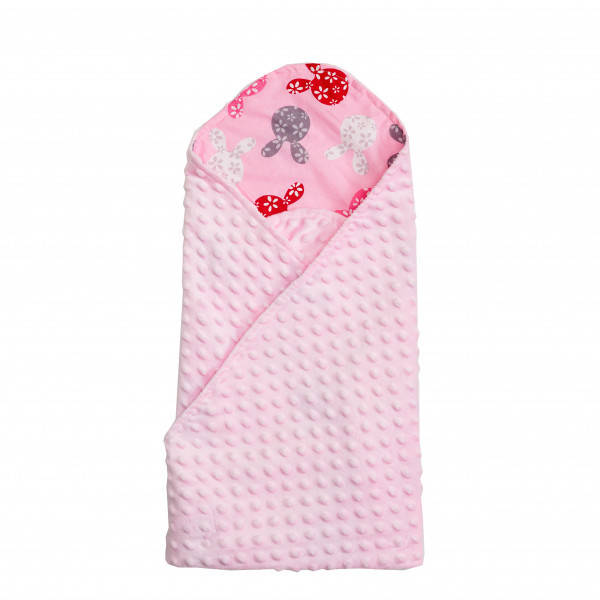 

Конверт - плед twins minky лето 75х75 1408-tl-08 pink, розовый Twins