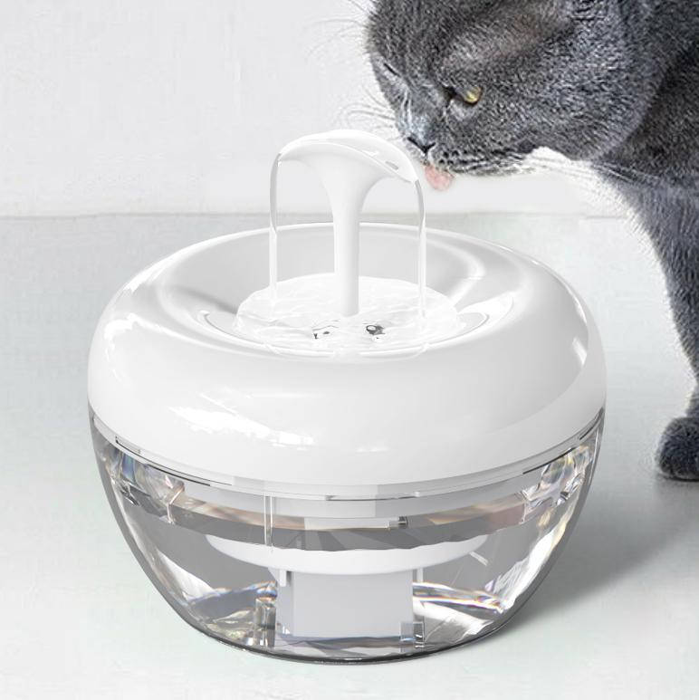 

Питьевой фонтан для кошек PAWOOF 1.5L, поилка для кота с фильтром, Белый