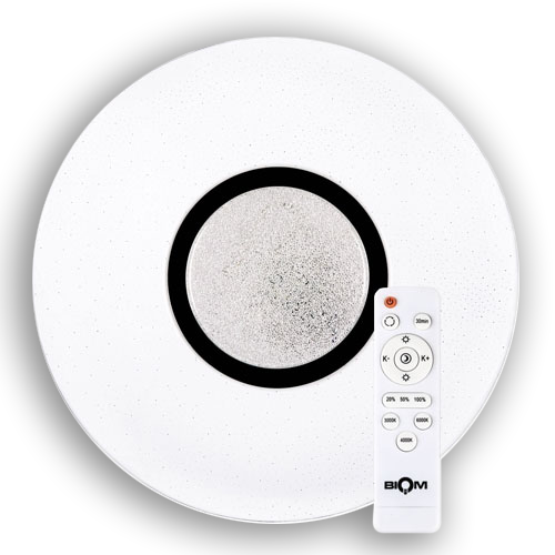 

Светильник с пультом люстра светодиодная BIOM SMART SML-R07-80 3000-6000K 80Вт
