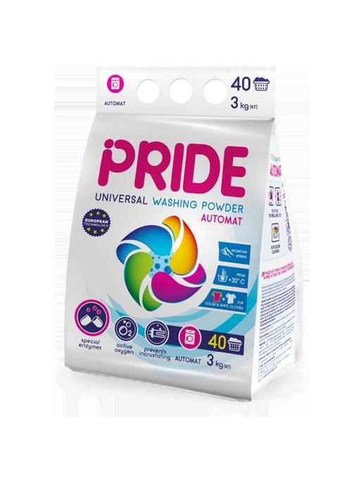 

Порошок стиральный Pride автомат универсальный 3кг Горная свежесть