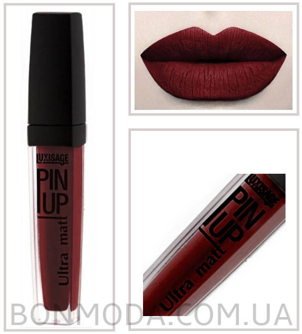 

Матовая жидкая помада Luxvisage Ultra Matt PIN UP № 31 "Ruby Wine"