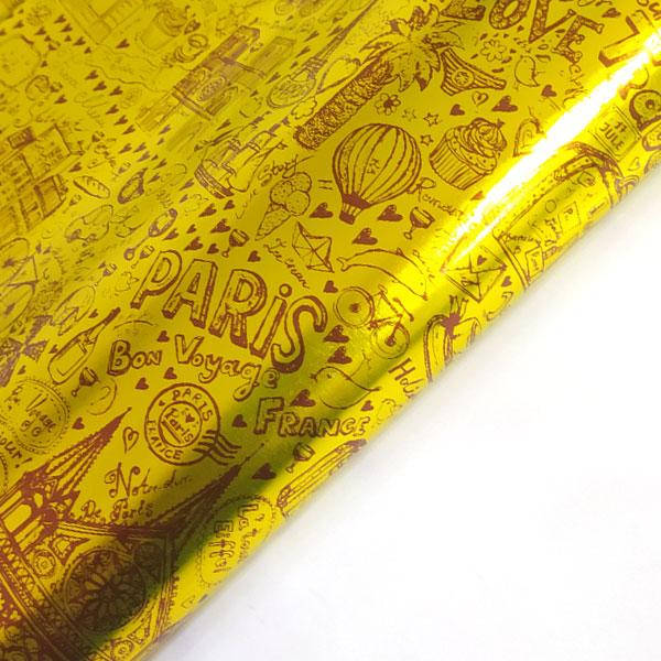 

Пакувальний металізований папір Париж № 67