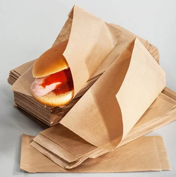 

Пакет Hot-Dog 100*230 бурый без надписи, Коричневый