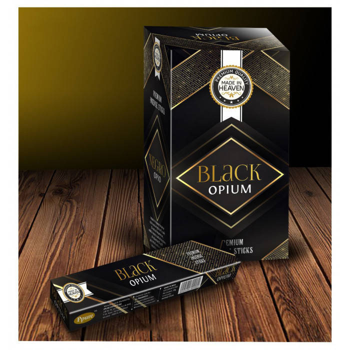 

Ароматические палочки благовония Черный Опиум (Black Opium) 15 грамм