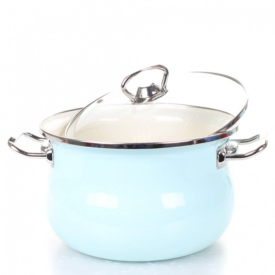 

Кастрюля сферическая 1,5л 83808 Бирюзовая Idilia, Бирюзовый