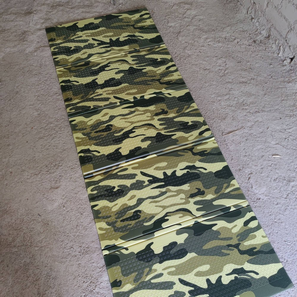 

Двухсторонний туристический складной коврик каремат 2000*750*8 мм. (гармошка), в палатку, для йоги и фитнеса., Разные цвета